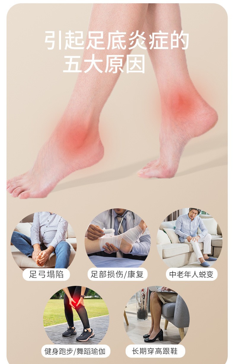 新款瑜伽脚底按摩滚轮肌肉放松筋络疏通滚轴训练器足底筋膜轮健身