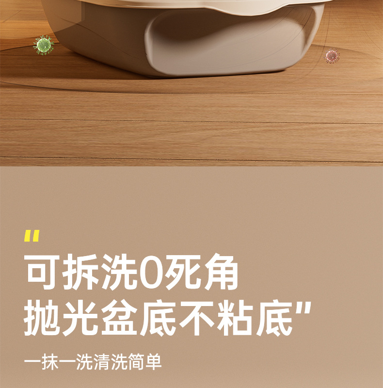 超大号全封闭式猫砂盆放外溅防臭猫咪厕所顶出是猫砂盆批发现货