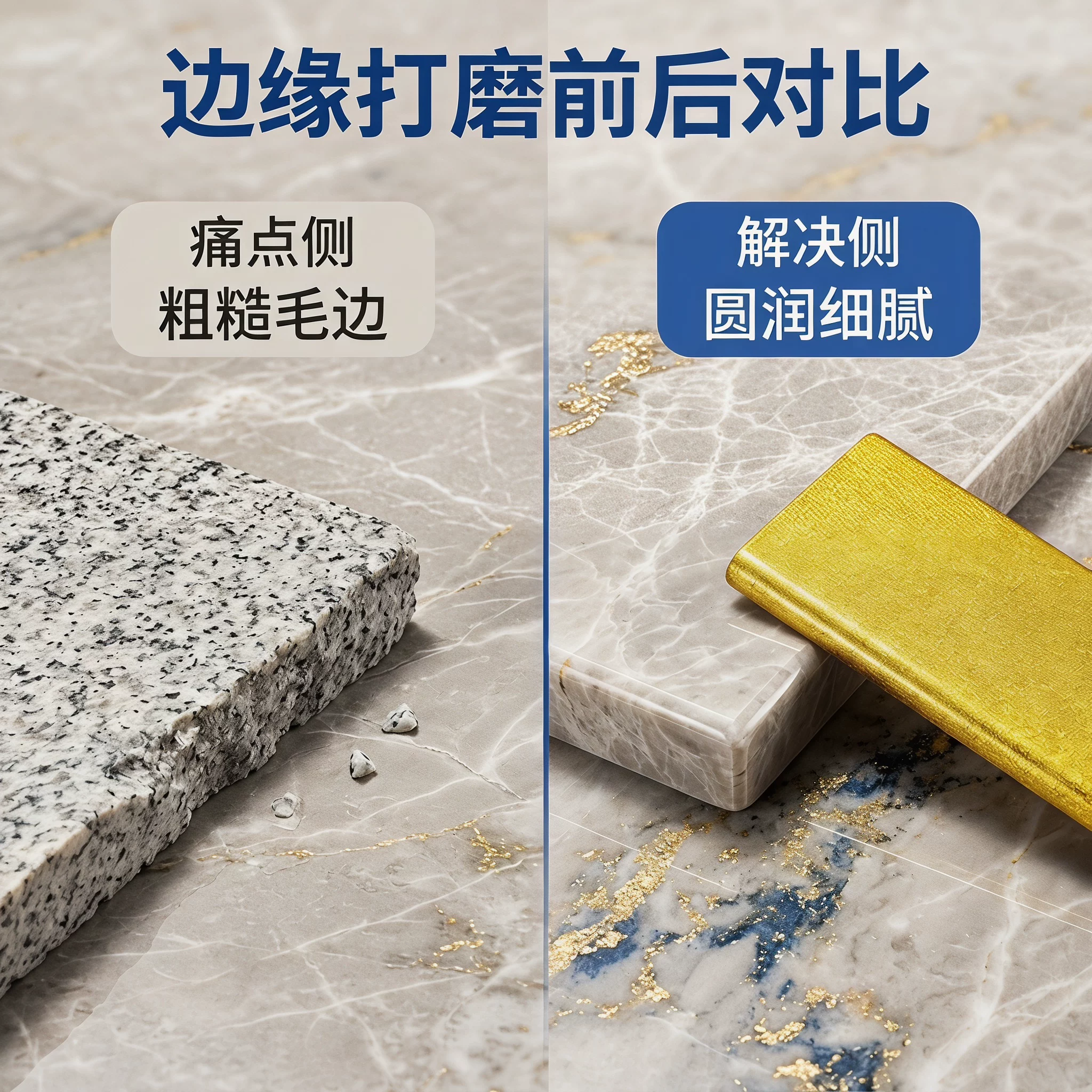 金刚石大理石抛光片瓷砖修边神器石材手工打磨工具瓷砖接缝抛光