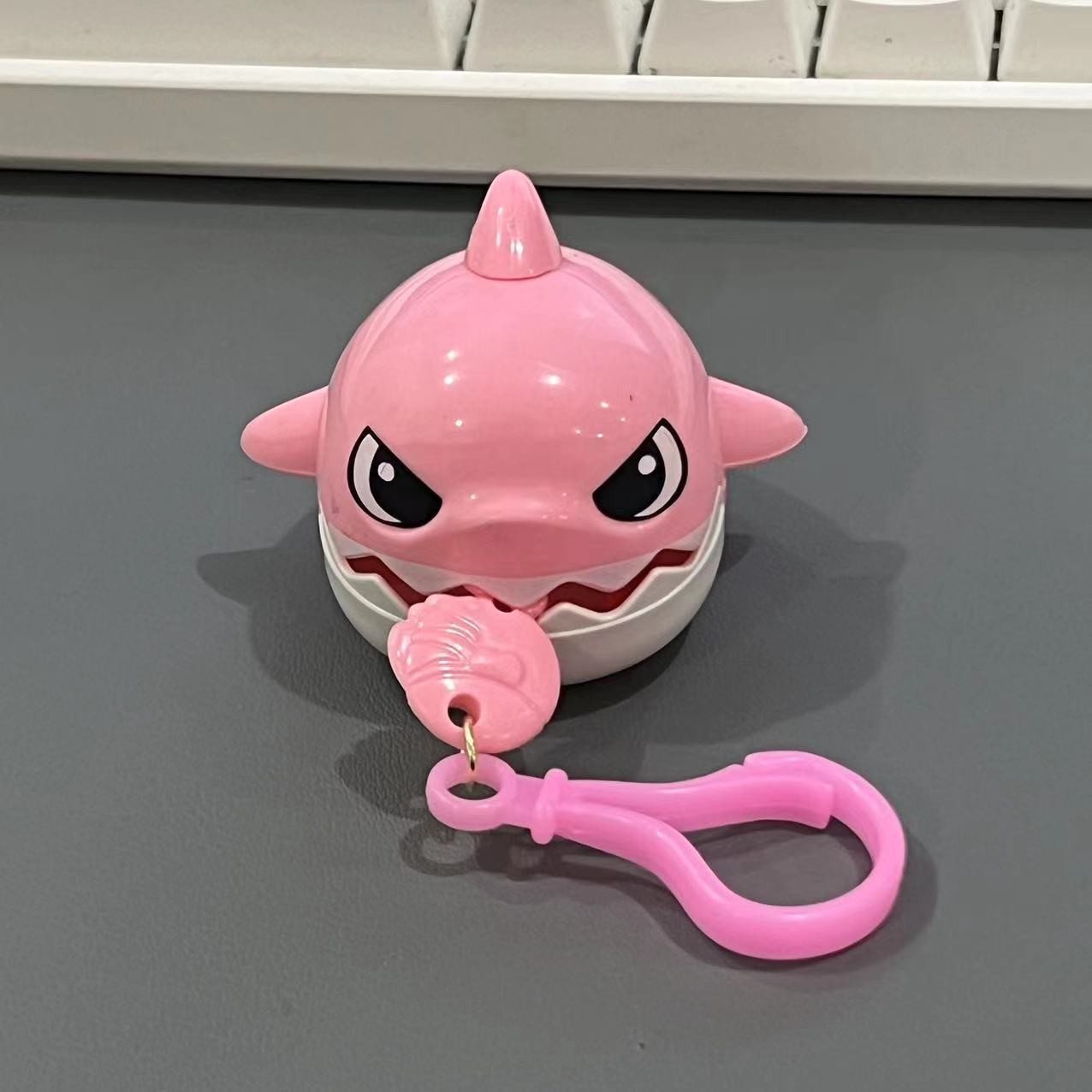 Drawstring Biting Hand Shark {Pink} OPP Bag