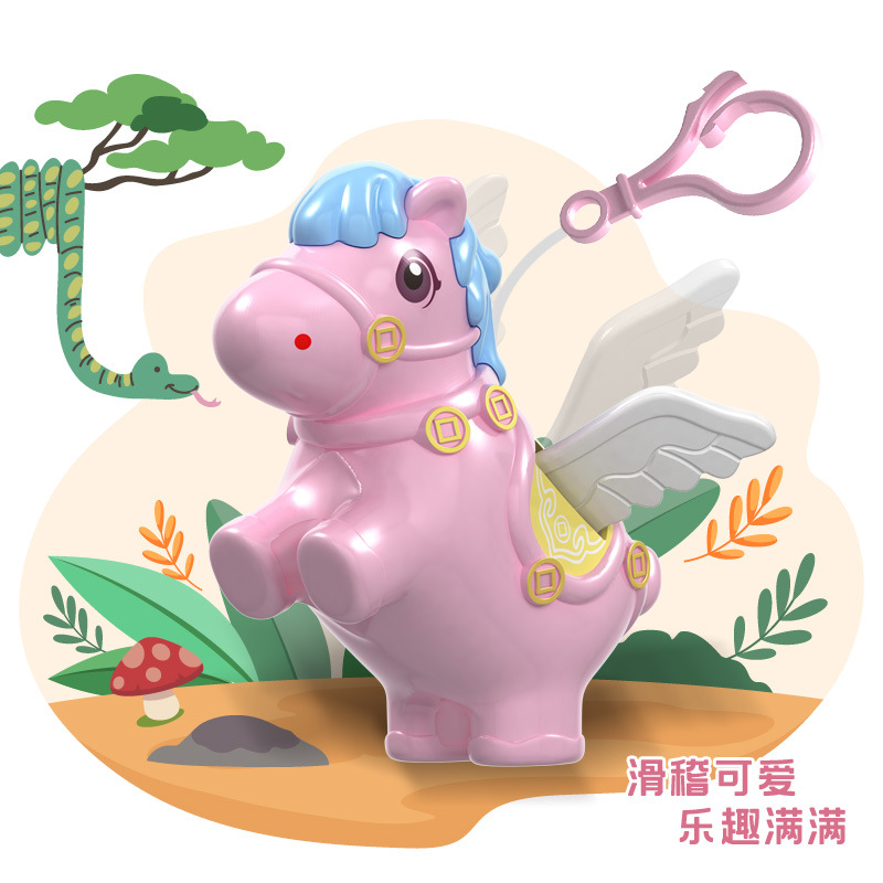 Pull-line New Year Pegasus Pink