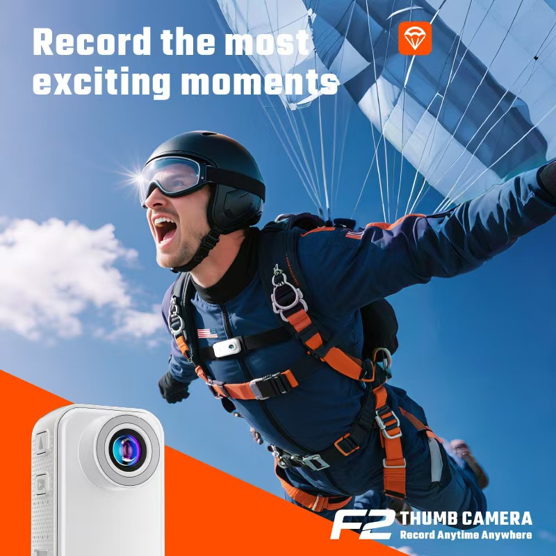 Crossover F2 HD Recorder Cycling Sport Camera Camera Pet Camera Outdoor Portable Camera