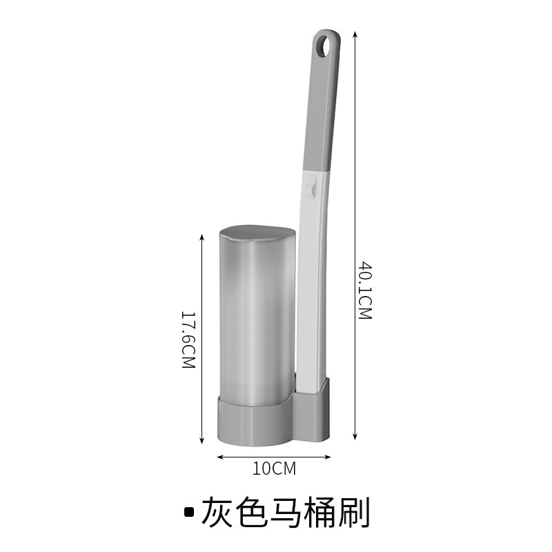 Grey toilet brush