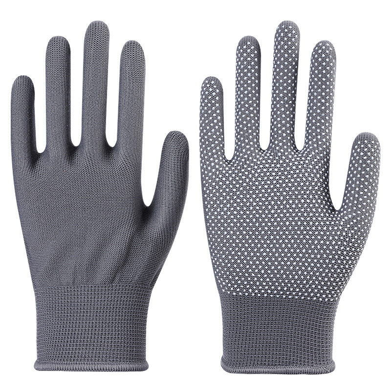 Beaded Gloves [Grey All Fingers] Pair
