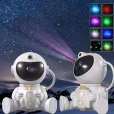 宇航员星空灯满天星氛围灯太空人星云激光投影灯卧室小夜灯摆件