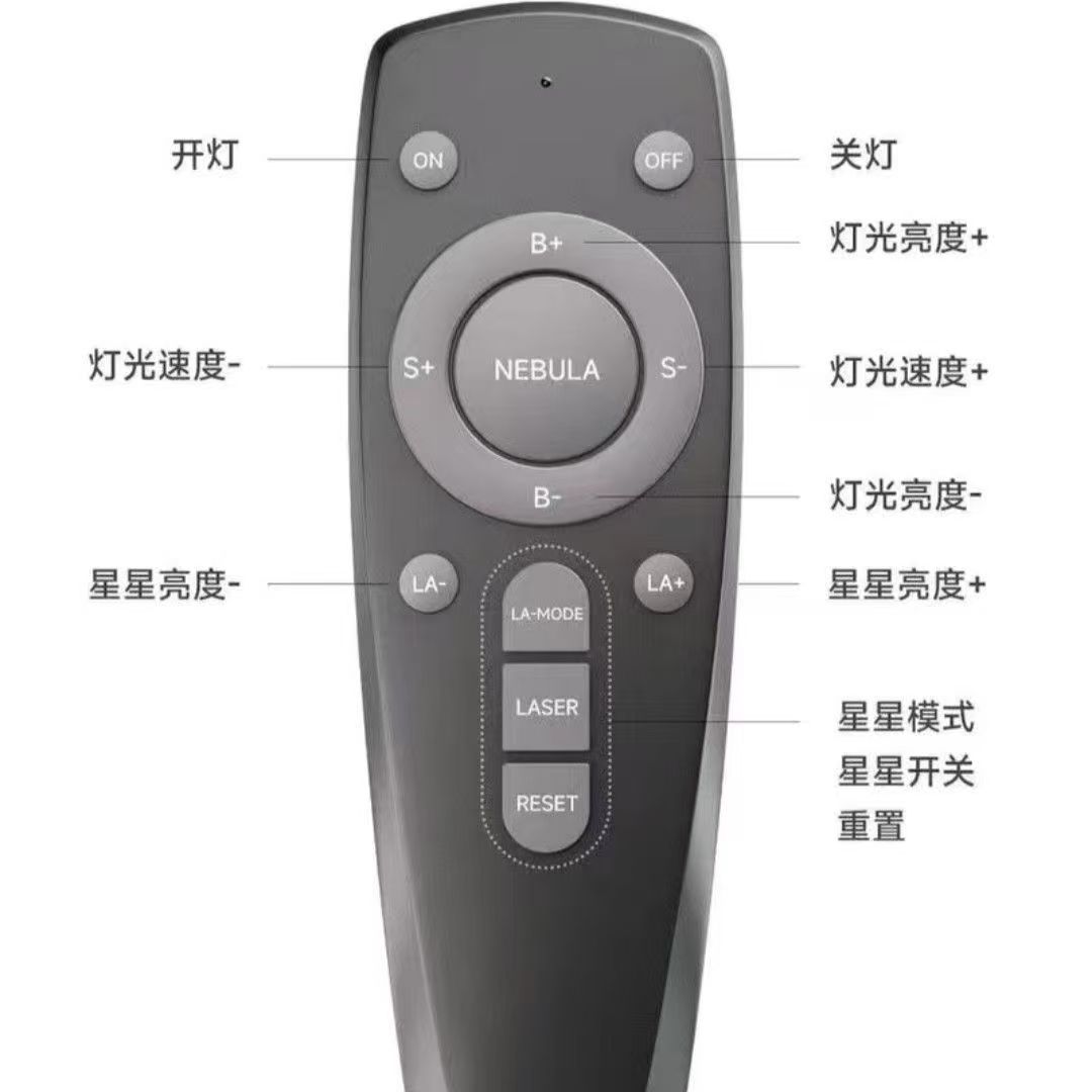 宇航员星空灯满天星氛围灯太空人星云激光投影灯卧室小夜灯摆件
