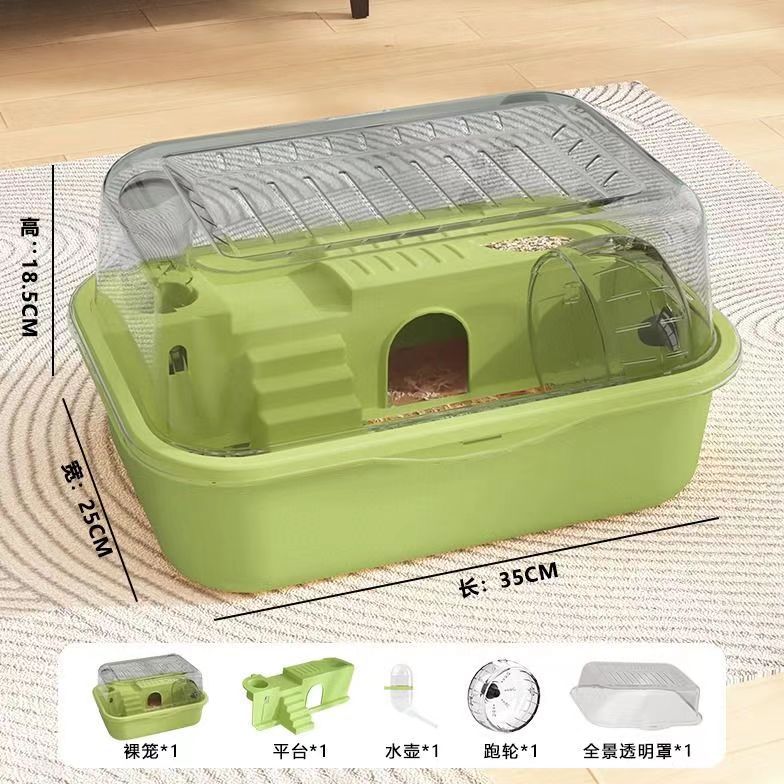 Send Oversized 12cm Running Wheel + Green - Luxury (Send Platform + Running Wheel + Kettle)
