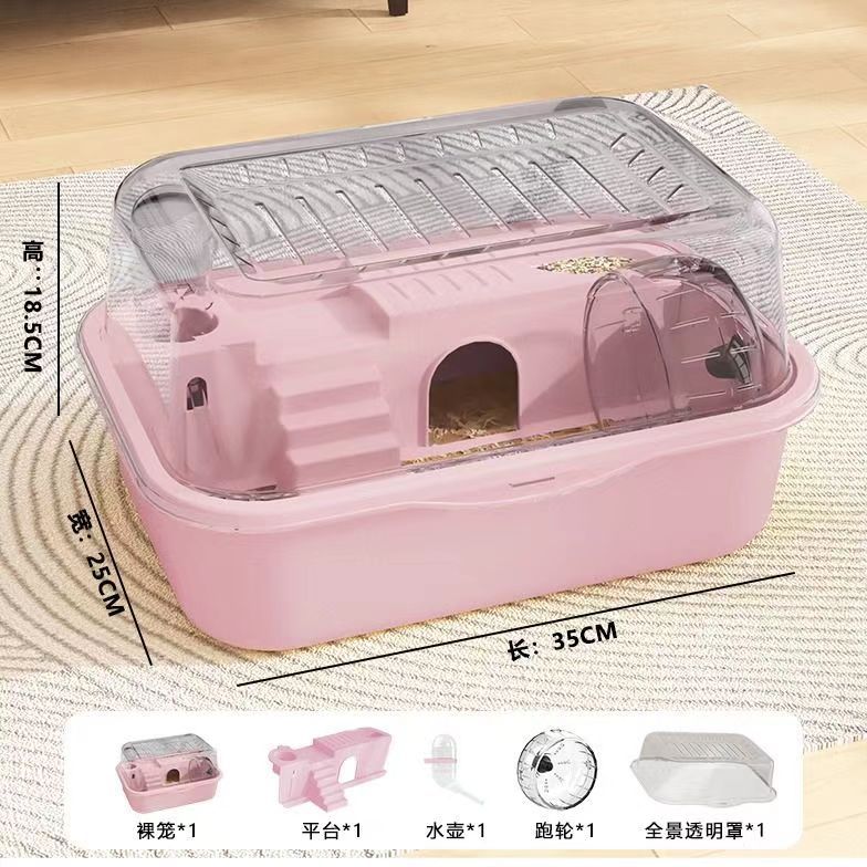 Send Oversized 12cm Running Wheel + Pink - Luxury (Send Platform + Running Wheel + Kettle)