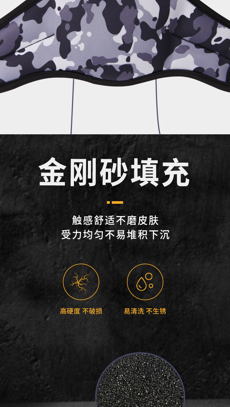 负重沙袋沙包绑手跑步健身瑜伽拳击训练练手臂手腕半指负重手套