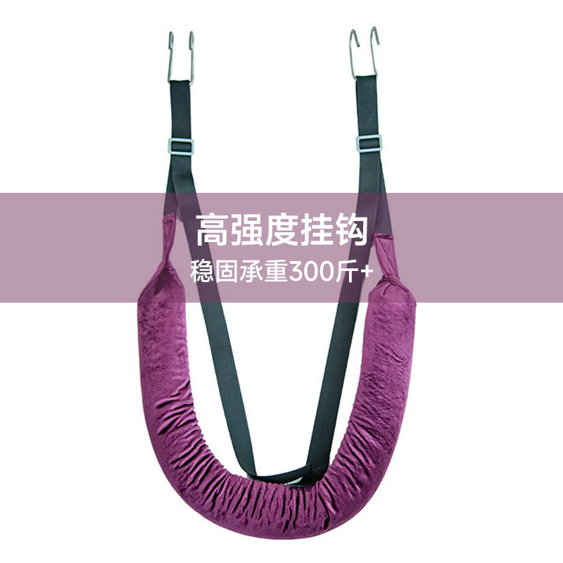 单杠腰椎牵引吊单杠牵引腰椎吊带牵引器辅助弹力带悬挂家用护腰椎