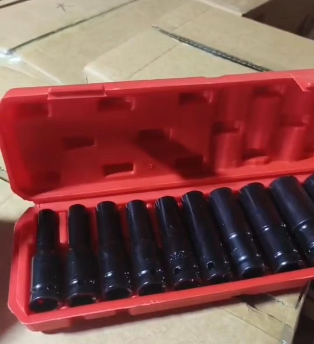 Pneumatic small wind cannon lengthened electric 8-24mm red box