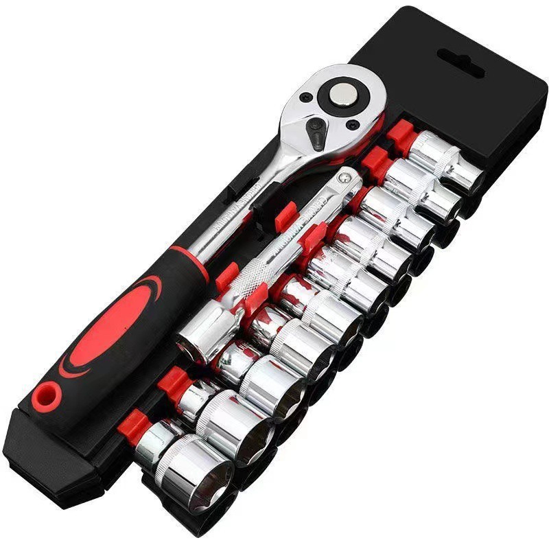 Motorized sleeve set of 12 ratchets 1/2