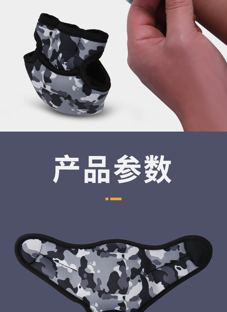 负重沙袋沙包绑手跑步健身瑜伽拳击训练练手臂手腕半指负重手套