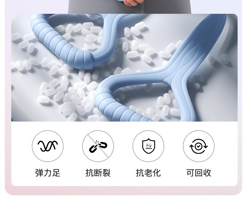 定制外贸拉力器开肩美背神器拉力绳弹力带家用健身女瑜伽拉伸器材