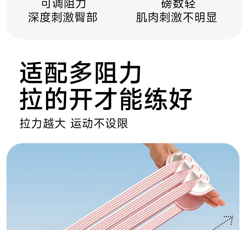翘臀圈训练臀腿部抗阻力弹力带虐臀圈健身高强度加压深蹲运动神器