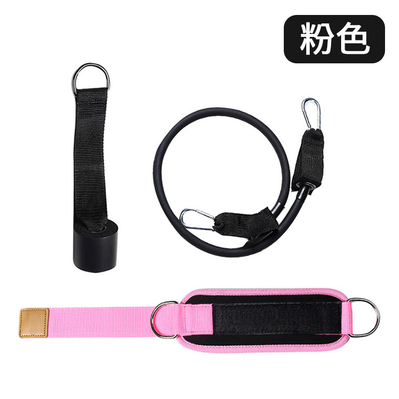 健身脚踝扣龙门架脚套腿部力量训练器阻力弹力绳练臀练腿配件拉力