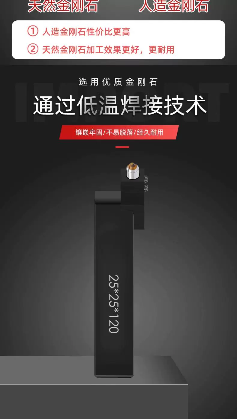 上海晟工金刚石端面镜面滚压刀金属表面滚光刀钻石挤压刀压光刀