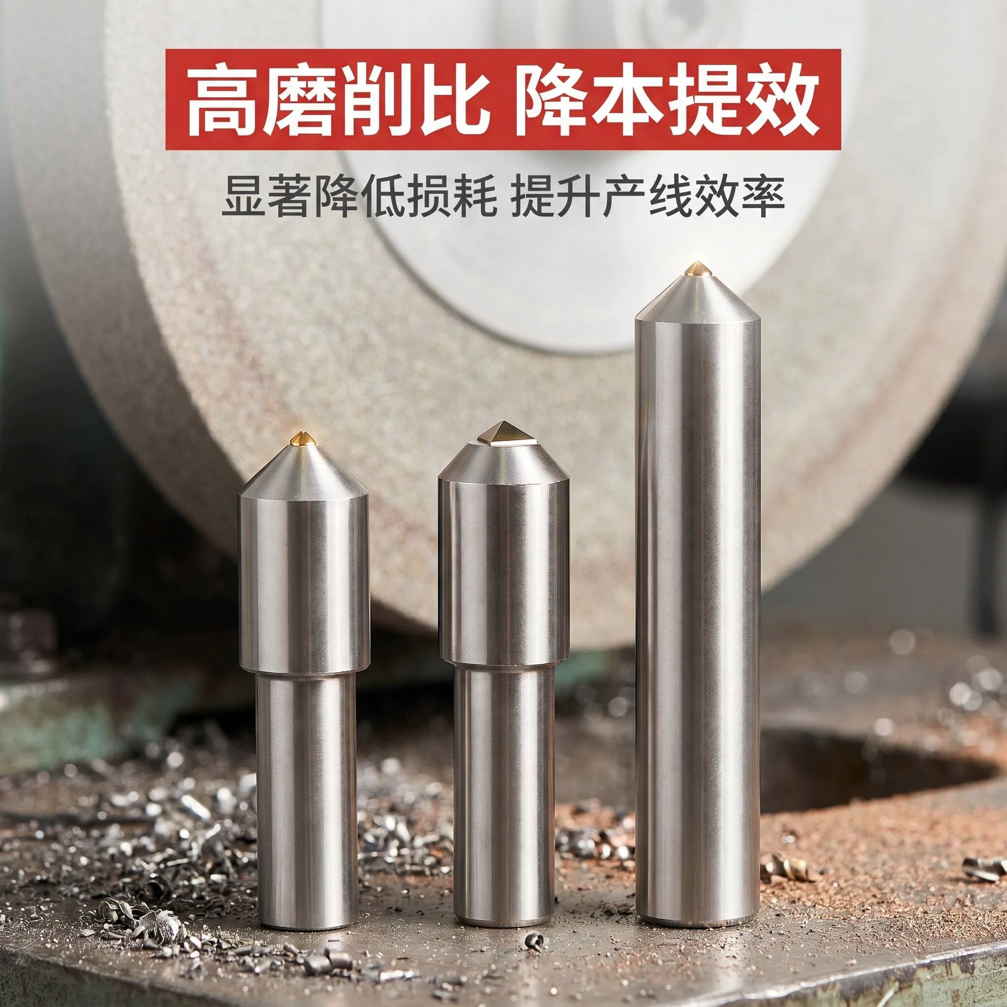 上海晟工钻石修刀金刚笔修整器外圆磨无心平面磨床工具砂轮修整笔
