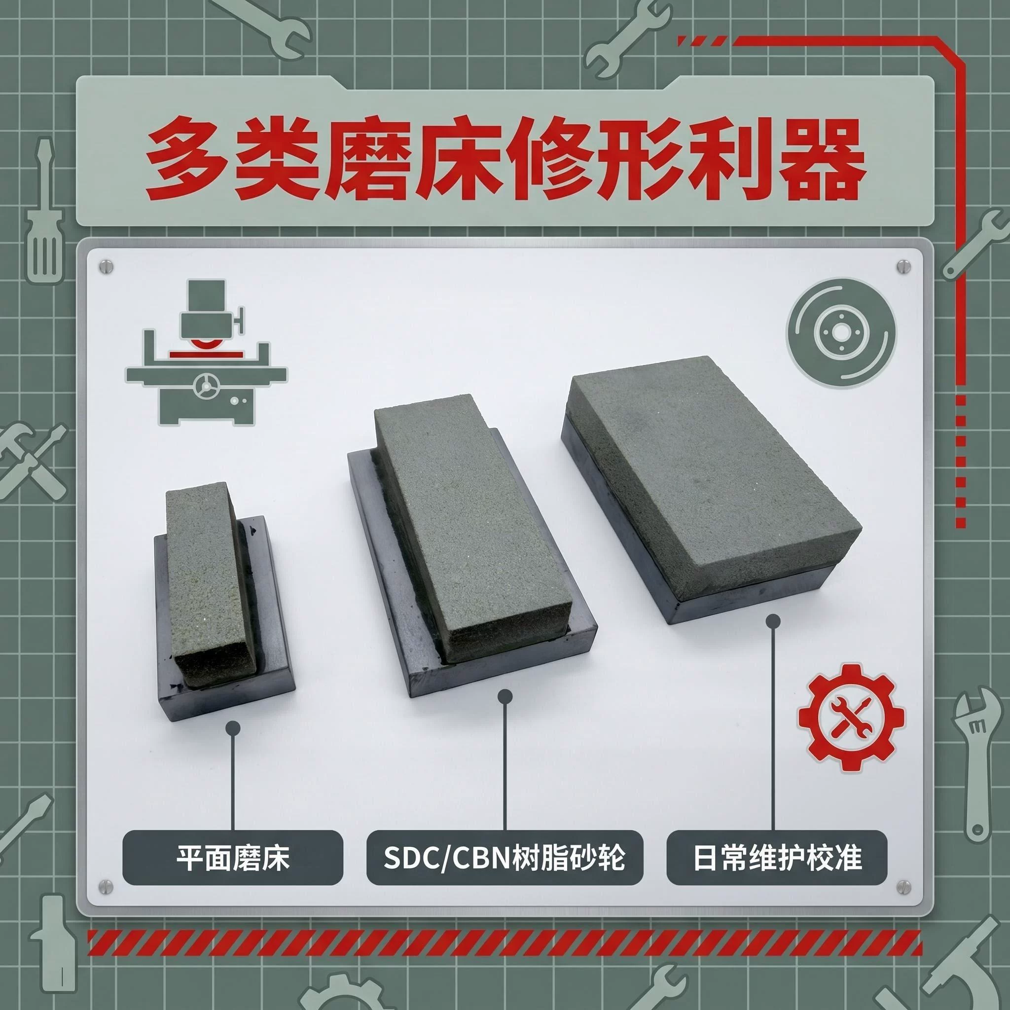 上海晟工金刚石砂轮修整块SDC专用金刚笔CBN磨床树脂砂轮修整器